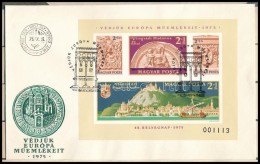 1975 Bélyegnap (48.) Vágott Blokk FDC-n (20.000) - Altri & Non Classificati