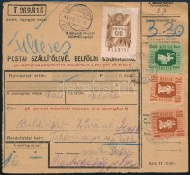 1947 Szállítólevél Forint-fillér 10f, 20f, 3Ft... - Altri & Non Classificati