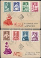 1953 Népviseletek (I.) Sor 2 Db Ajánlott FDC-n - Altri & Non Classificati