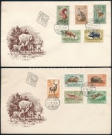 1953 Erdei állatok Sor 2 Db FDC-n - Altri & Non Classificati