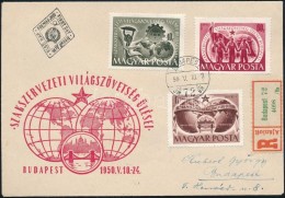 1950 Szakszervezet (IV.) Sor Ajánlott FDC-n - Altri & Non Classificati