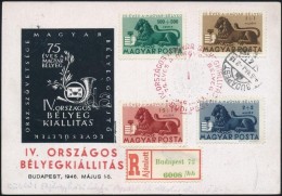 1946 Bélyegjubileum Sor Ajánlott FDC-n - Other & Unclassified