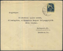 ** 1945 3. Díjszabás Levél A Hungária BélyeggyÅ±jtÅ‘k Körének... - Other & Unclassified