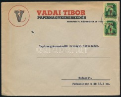 1945 (2. Díjszabás) Helyi Céges Levél KisegítÅ‘ 2 X 1P/1P... - Other & Unclassified