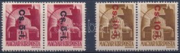 ** 1946 Visszavont Csomagbélyegek Párban Cs. 5-I/30f és Cs. 10-I/80f - Altri & Non Classificati