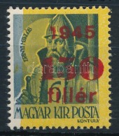 * 1945 KisegítÅ‘ 150 Fillér / 6f Hiányos Alapnyomat - Other & Unclassified