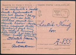 1944 Tábori Posta LevelezÅ‘lap 'PESTSZENTIMRE PU. SZEKRÉNYBÅL' - Altri & Non Classificati