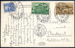 1938 Képeslap 'LÉVA VISSZATÉRT' Alkalmi Bélyegzéssel Budapestre Küldve - Altri & Non Classificati