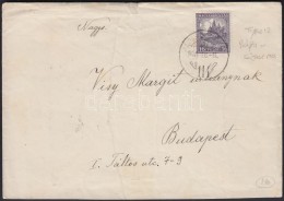 1928 Levél PÁPA - BUDAPEST Vasúti Bélyegzéssel - Other & Unclassified