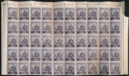 ** 1931 KisegítÅ‘ 503B Hajtott Százas ív / Mi 473Ax Folded Sheet Of 100 (pici... - Altri & Non Classificati