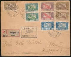 1924. 05. 01. Légi Levél Bécsbe Ikarusz Bélyegekkel (MBK 1030 Pont) - Other & Unclassified