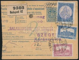 1923 Szállítólevél 6 Bélyeggel Bérmentesítve - Other & Unclassified