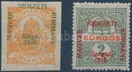 * Szeged 1919 Hírlap és SürgÅ‘s Bélyeg, Bodor Vizsgálójellel - Altri & Non Classificati