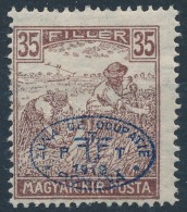 * Debrecen I. 1919 Arató 35f Bodor Vizsgálójellel (12.000) - Altri & Non Classificati