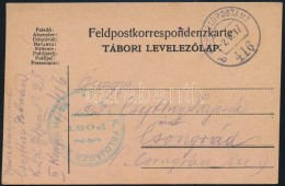 1917 Tábori Posta LevelezÅ‘lap 'K.u.k. FELDJÄGER BAON No.28.' + 'FP 416 B' - Altri & Non Classificati