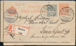 1904 Díjkiegészített Díjjegyes Zárt LevelezÅ‘lap Ajánlott... - Other & Unclassified