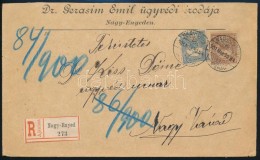 1901 Ajánlott Levél Nagy-Enyed - Nagy-Várad - Altri & Non Classificati