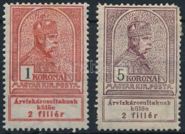 * 1913 Árvíz 1K, 5K (11.000) (foghibák) - Altri & Non Classificati