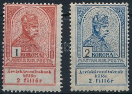 * 1913 Árvíz 1K, 2K (20.000) - Other & Unclassified