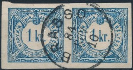 O 1868 Hírlapilleték 1 Kr Pár ,,BRASSÓ' - Altri & Non Classificati