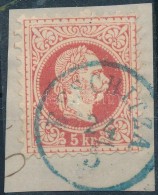 1867 5kr Kivágáson Kék 'RESCHITZA' (Gudlin 300 P) - Other & Unclassified