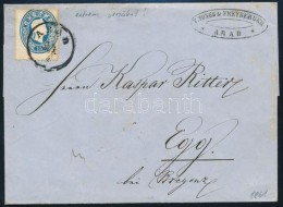 1861 15kr Levélen 'ARAD' - Other & Unclassified