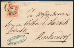 ~1860 5kr II Levélen 'KASCHAU' - Altri & Non Classificati