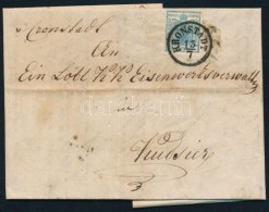 1852 9kr Levélen 'KRONSTADT' - Kudzsir - Andere & Zonder Classificatie