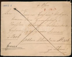 1844 Franco Piros / Red 'F. OFEN.' - Other & Unclassified