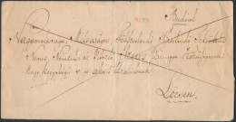 1841 Franco '(F.) OFEN.' Piros / Red - Other & Unclassified