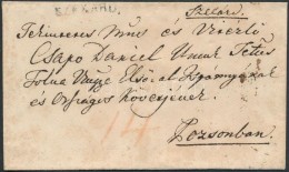 1833 Portós Levél / Unpaid Cover 'SZEXARD' - Other & Unclassified