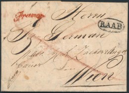 1828 Franco 'RAAB' + Piros / Red 'Franco'  - Wien - Other & Unclassified