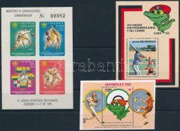 ** 1961-1982 Sport Motívum 3 Klf Blokk - Altri & Non Classificati