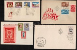 6 Db FDC Az 1950-es évekbÅ‘l + 30 éves A Szovjetunió Sor Bélyegzés... - Altri & Non Classificati