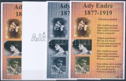 ** 2009/06 Ady Endre 4 Db-os Emlékív Garnitúra (28.000) - Other & Unclassified