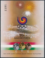 ** 1988 Olimpiai érmesek (V.) Vágott Blokk (5.000) - Altri & Non Classificati