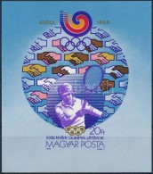 ** 1988 Olimpia (VII.) Vágott Blokk (4.000) - Altri & Non Classificati