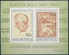 ** 1981 Bartók Béla Vágott Blokk (4.000) - Altri & Non Classificati