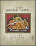 ** 1978 Magyar Koronázási Jelvények Vágott Blokk (6.000) - Altri & Non Classificati