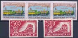 ** 1971-1972 125 éves A Magyar Vasút Hármascsík + 50 éves A Nemzetközi... - Altri & Non Classificati