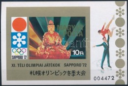 ** 1971 Téli Olimpia (IV.) Vágott Blokk (3.500) - Altri & Non Classificati