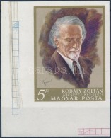 ** 1968 Kodály Zoltán ívsarki Vágott Bélyeg (1.500) - Altri & Non Classificati