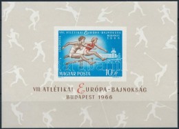 ** 1966 Atlétikai EB Vágott Blokk (4.000) - Autres & Non Classés