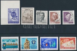 ** O 1960-1970 9 Klf Vágott Bélyeg (az Egyik Postatiszta) - Altri & Non Classificati