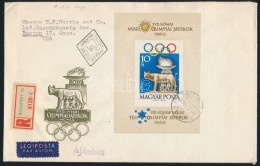 1960 Olimpia (I.) Vágott Blokk FDC (8.000) - Altri & Non Classificati