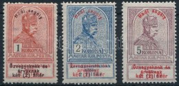 * 1913 Árvíz 1K, 2K, 5K (28.000) - Altri & Non Classificati