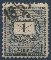 O 1889/1890 Elektrotip 1kr 11 1/2 Fogazással (35.000) - Altri & Non Classificati