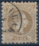 O 1867 Magyar Posta Romániában 15 Sld (40.000) 'BUCAREST' (regiszterhajtás / Folded) - Altri & Non Classificati