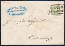 1860 3kr Zöld Helyi Levélen 'OEDENBURG' (100.000) - Altri & Non Classificati