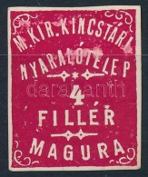 (*) Magura 1903 4f Fogazatlan, Dombornyomás Nélküli Essay ? Vastag Papíron - Other & Unclassified